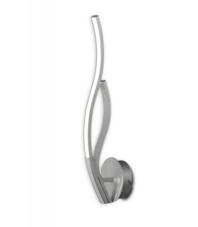Wall Light, 12W LED, 3000K, 960lm, Silver Chrome - 1