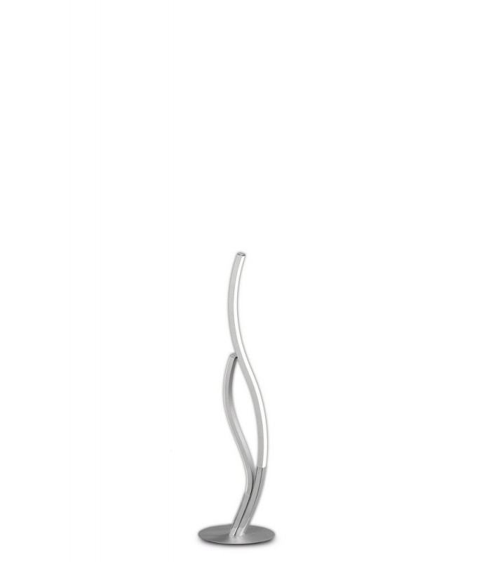 Table Lamp 55cm, 12W LED, 3000k, 960lm, Silver Chrome, Touch Dimmer - 1
