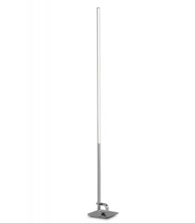 Floor Lamp 175cm, 20W LED, 3000K, 1600lm Dimmable, Polished Chrome - 1