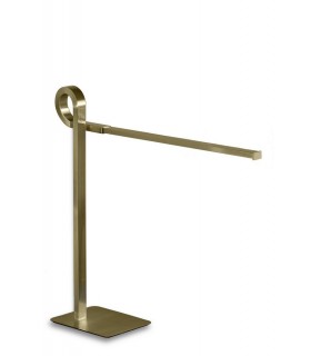 Table Lamp, 6W LED, 3000K, 480lm, Antique Brass - 1