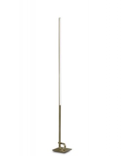Floor Lamp 175cm, 20W LED, 3000K, 1600lm Dimmable, Antique Brass - 1