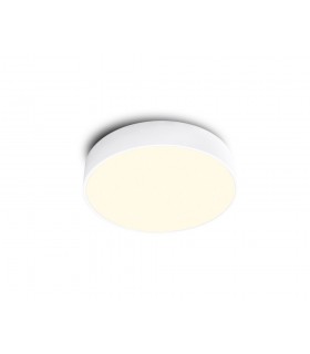 Flush Ceiling Light 60cm Round, 50W LED, 3000K, 3500lm, White - 1
