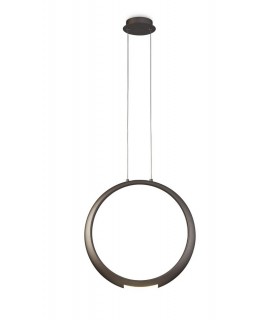 Ceiling Pendant 50cm Round, 23W LED, 3000K, 1600lm, Bronze, 5yrs Warranty - 1