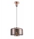 Ceiling Pendant 40cm Round, 1 x E27 (Max 40W), Copper , Rose Gold Glass - 1