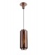 Ceiling Pendant 20cm Round, 1 x E27 (Max 40W), Copper , Rose Gold Glass - 1