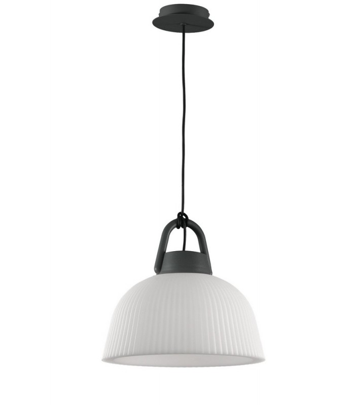 Ceiling Pendant, 1 x E27, IP65, Anthracite - 1