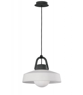 Ceiling Pendant, 1 x E27, IP65, Anthracite - 1