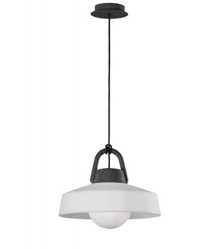 Ceiling Pendant, 1 x E27, IP65, Anthracite - 1