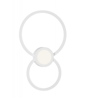 Wall Lamp Circles, 24W, 3000K, 1440lm, White - 1