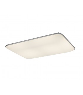 Flush Ceiling Light Rectangle, 90W LED, 3000-6500K Tuneable White, 4800lm, White, Acyrlic Diffuser, Remote Control,3yrs Warranty