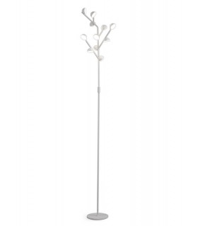 10 Light Floor Lamp 158cm, 30W LED, 3000K, 1650lm, White - 1