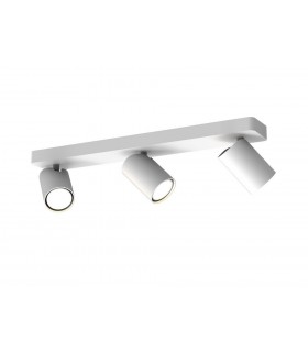 Linear 3 Light Spotlight GU10, Matt White - 1