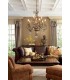 9 Light Chandelier Antique Bronze Finish, E14 - 2