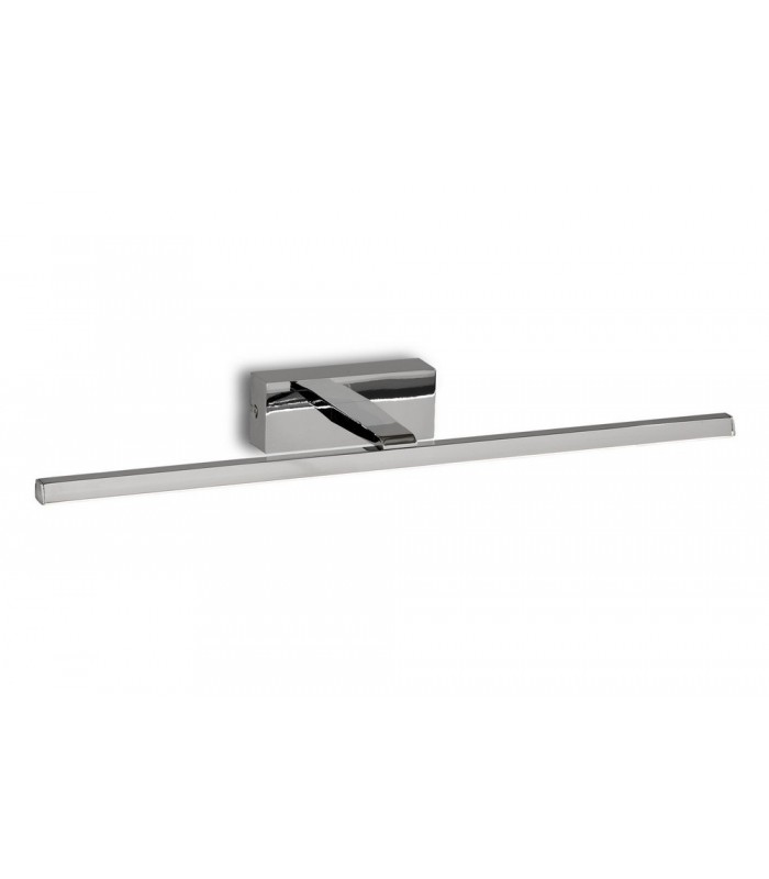 Wall Lamp, Picture Light, 8W LED, 3000K, 447lm, Polished Chrome, IP44 - 1