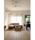 Klim Medium Ceiling Fan White, Pine Blades, E27 Light