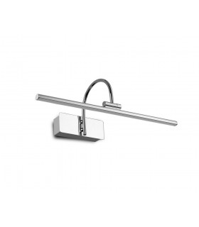 Wall Lamp, Picture Light, 12W, 3000K, 908lm, Polished Chrome - 1