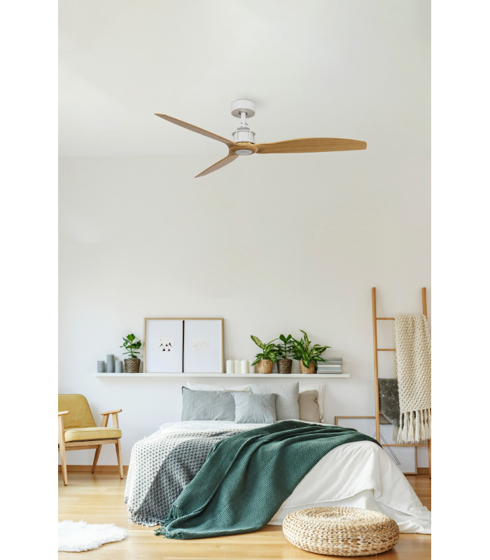 Just Fan M White/Light Wood Fan-4