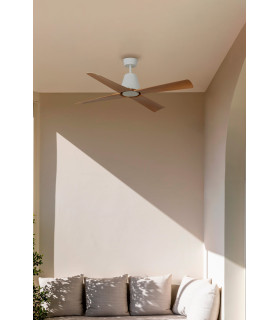 Typhoon M White/Wood Fan Ip44-2