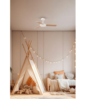 Mini Mallorca S White/Maple Fan-2