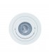 Swivel Recessed Downlight 9.2cm Round 1 x GU10 Max 50W Matt White - 1