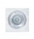 Swivel Recessed Downlight 9.2cm Square 1 x GU10 Max 50W Aluminium - 1