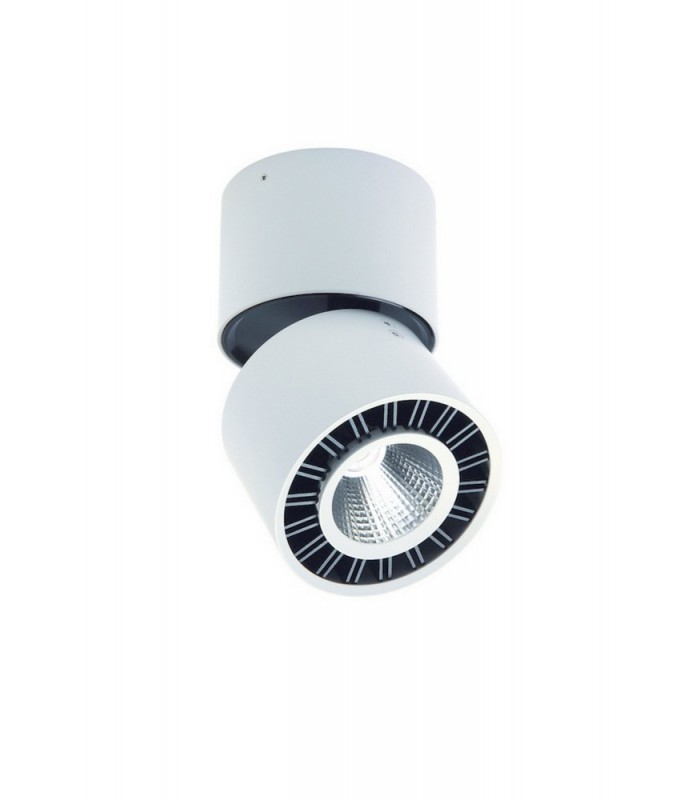 Spotlight 8.5cm Round 12W LED 4000K, 1090lm, Matt White - 1