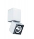 Spotlight 7.6cm Square 12W LED 3000K, 1040lm, Matt White - 1