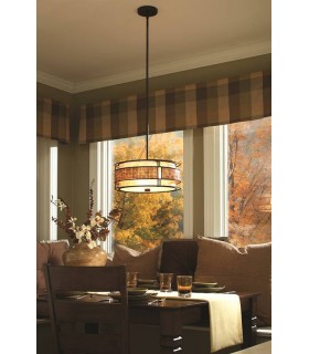4 Light Ceiling Pendant Renaissance Copper, E27 - 2