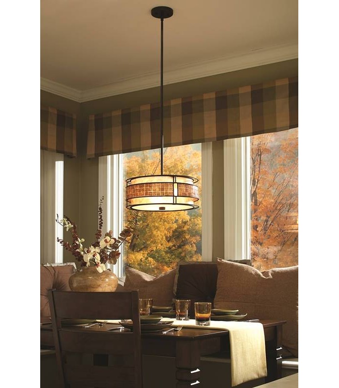 4 Light Ceiling Pendant Renaissance Copper, E27 - 2