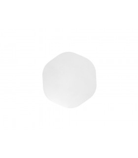 Wall Light 19.2cm Hexagonal 12W LED 3000K, 1080lm, Matt White - 1