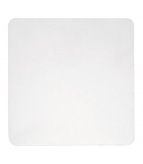 Wall Light 18cm Square 12W LED 3000K, 1080lm, Silver Paint - 1
