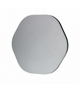 Wall Light 14.4cm Hexagonal 6W LED 3000K, 540lm, Silver Paint - 1