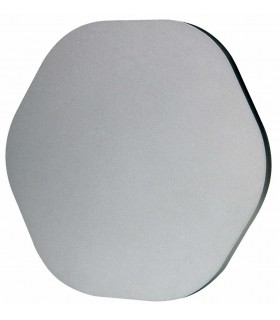 Wall Light 19.2cm Hexagonal 12W LED 3000K, 1080lm, Silver Paint - 1