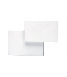 Wall Light Rectangles 5W LED 3000K Matt White, 285lm, - 1