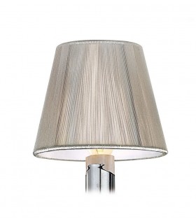 Clip On String Shade Silver Grey 80, 130mm x 110mm - 1