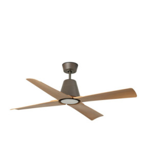 Typhoon M Led Brown/Wood Fan Ip44-1