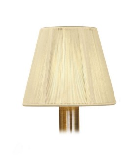 Clip On String Shade Ivory Cream 80, 130mm x 110mm - 1