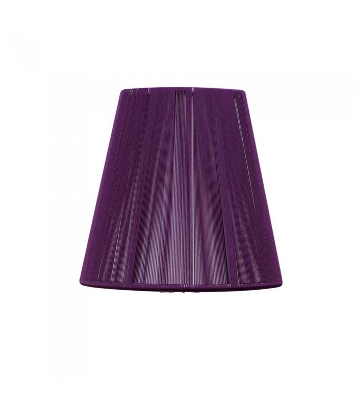Clip On String Shade Aubergine 80, 130mm x 110mm - 1
