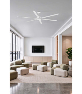Rotterdam 25 Xxl Led White Fan-2