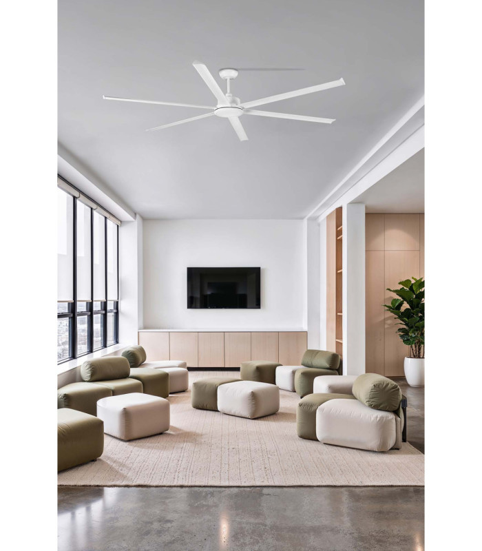 Rotterdam 25 Xxl Led White Fan-2