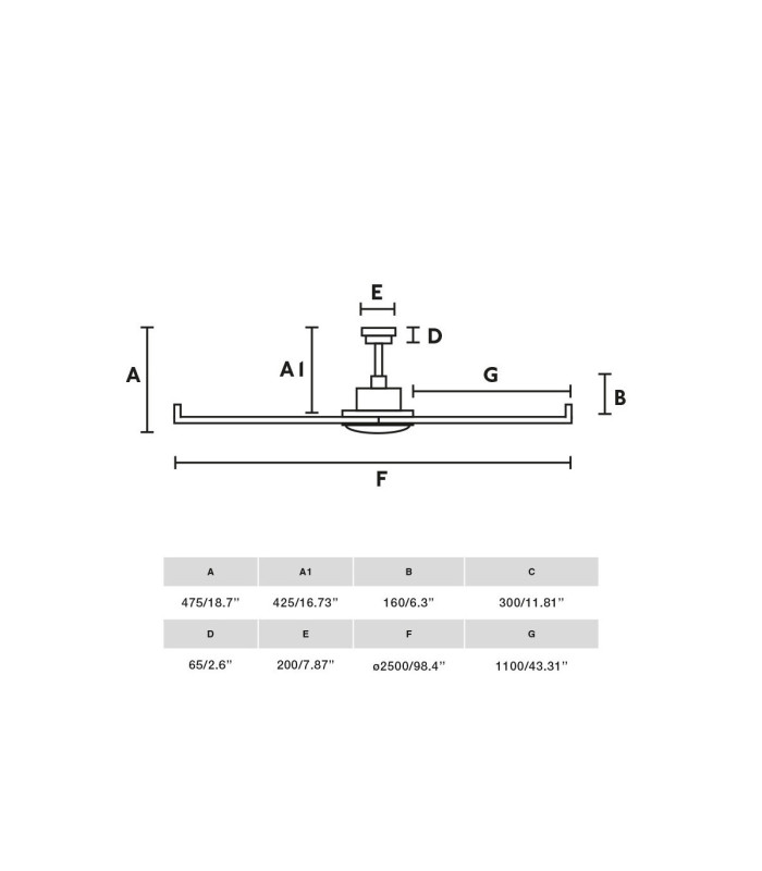 Rotterdam 25 Xxl Led White Fan-8