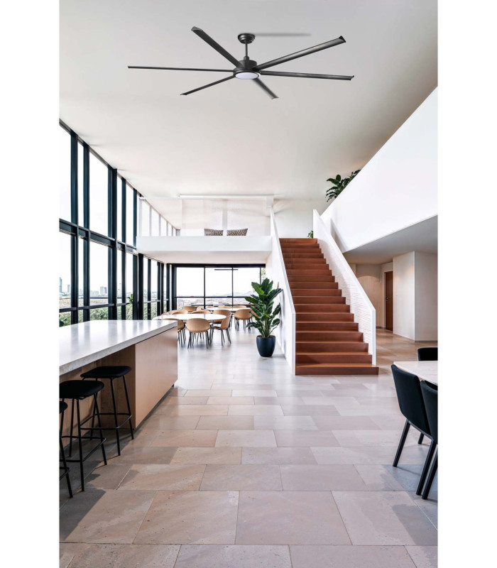 Rotterdam 25 Xxl Led Black Fan-2