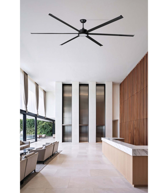 Rotterdam 30 Xxl Led Black Fan-2