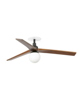 Klim M Black/Walnut Fan E27 Tuya