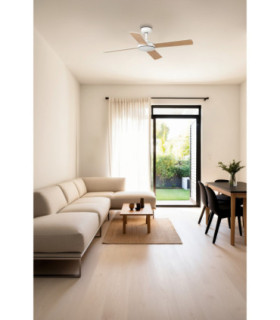 Mallorca L White/Maple Fan Tuya-2