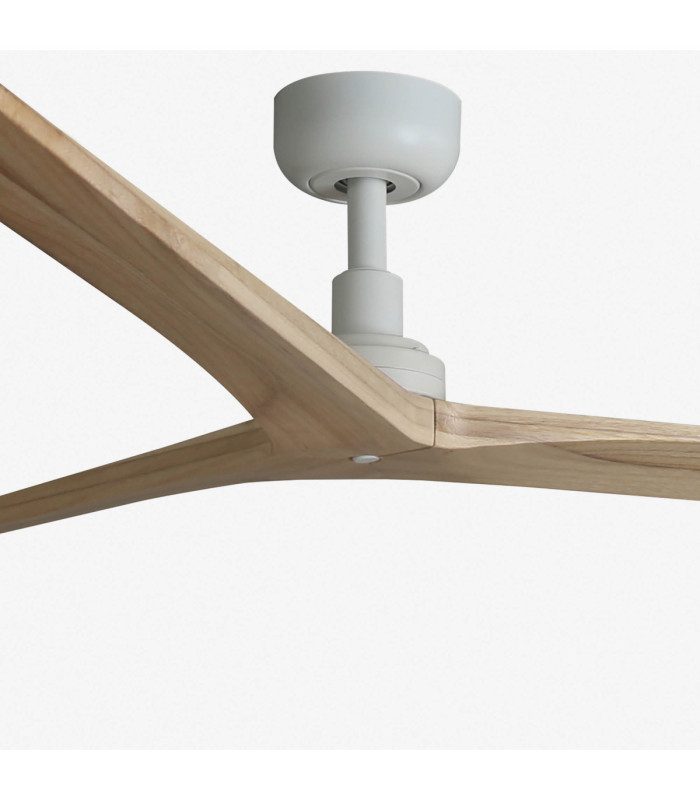 Klim L White/Light Oak Fan Tuya-3