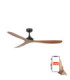 Gotland L Black/Walnut Fan Tuya-1