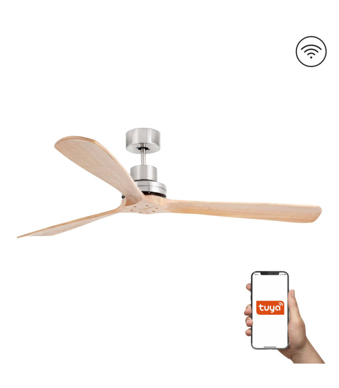 Lantau Xl Matt Nickel/Pine Fan Tuya-1