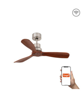 Mini Lantau S Matt Nickel/Pine Fan Tuya Fsc-1