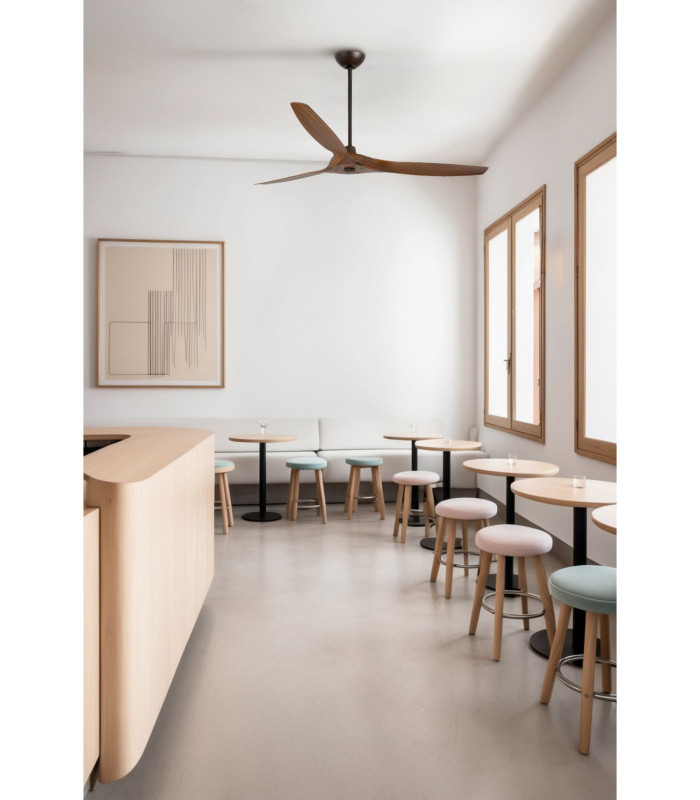 Morea L Brown/Walnut Fan Tuya-2